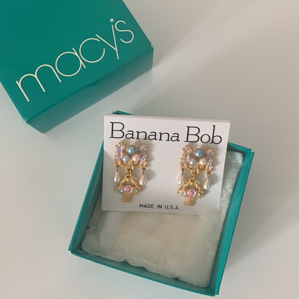 EASTER 🌷 Macy’s Banana Bob - Earrings